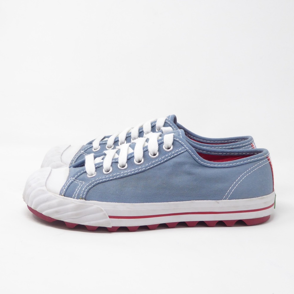 PF Flyers Womens Grounder Lo Sneakers Blue Canvas Lace Up 7.5 - Picture 5 of 10